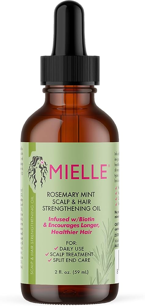 زيت تطويل الشعر ميلي Mielle Organics Rosemary Mint Scalp &Hair Strengthening Oil