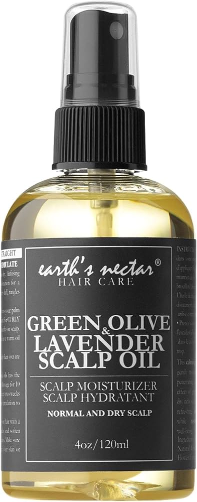 Earth’s Nectar Green Olive &Lavender Scalp Oil
