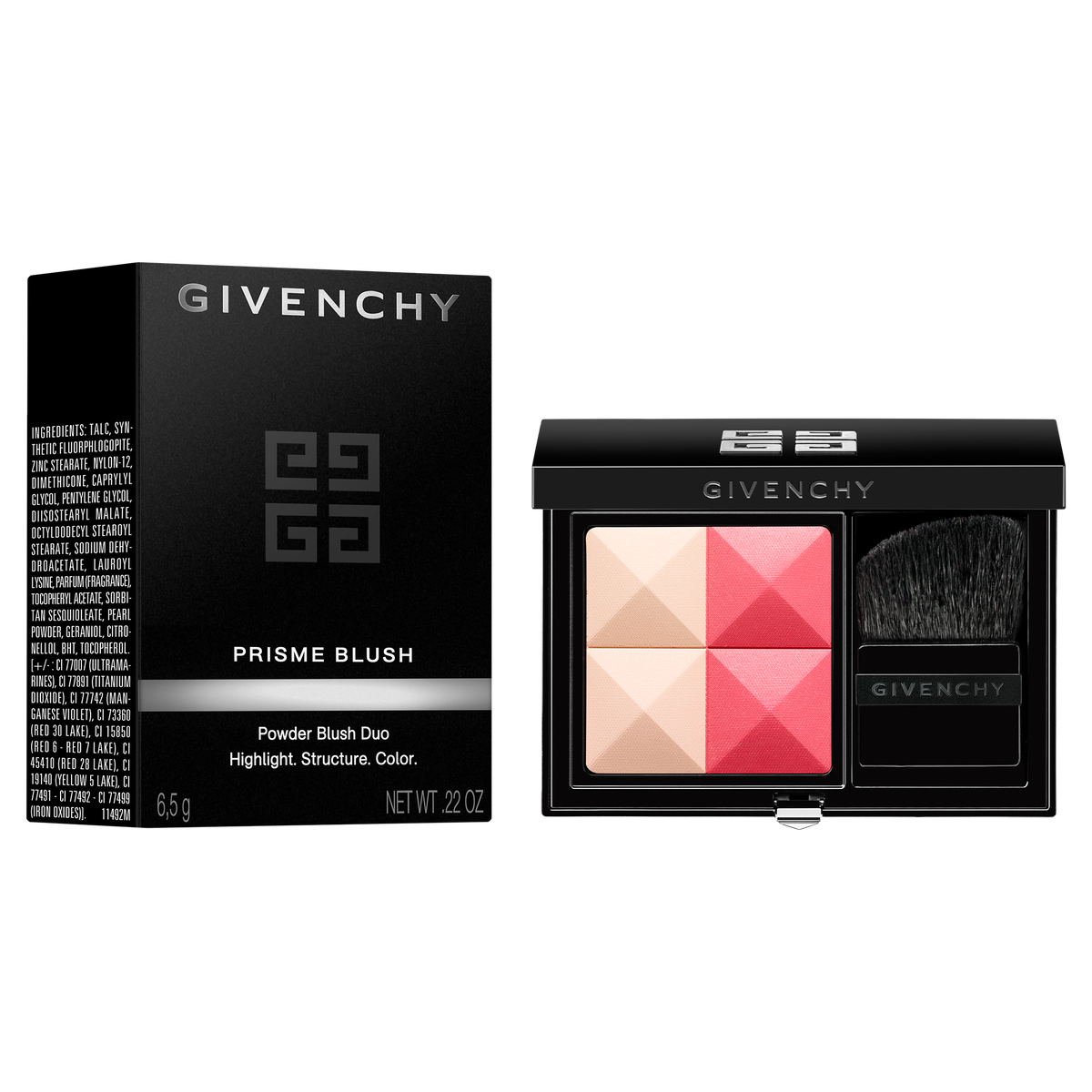 جيفنشي بلاشر بريزم بلاش بودر ديو Givenchy Prisme Blush Powder Duo