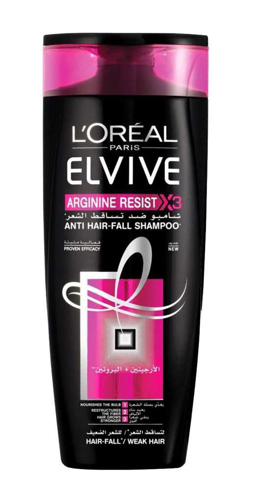 الفيف الأسود ضد تساقط الشعر - L’Oreal Paris Elvive Argnine Resist Shampoo