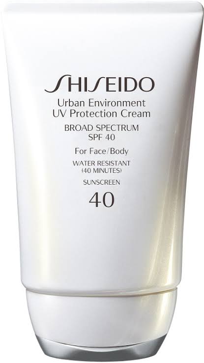 صن بلوك للبشرة الجافة Shiseido urban environment uv protection cream