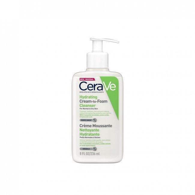 غسول سيرافي للبشرو الجافة هيدراتينج كلينزر Hydrating Cream-to-Foam Cleanser