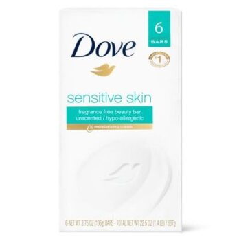 غسول الوجه دوف للبشرة الحساسة Dove beauty bar for sensitive skin