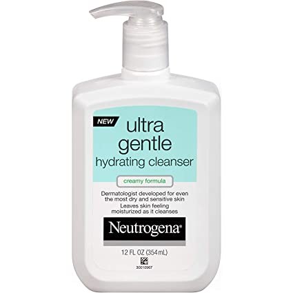 أفضل غسول للبشرة الحساسة من نيتروجينا Neutrogena ultra Gentle daily cleanser
