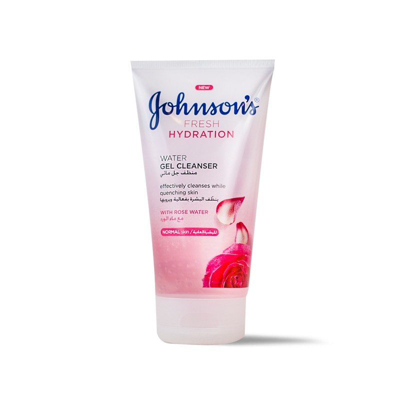 غسول جونسون للبشرة الحساسة Johnson's Fresh Hydration Gel Cleanser