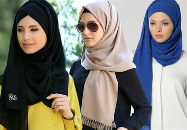 لفات حجاب للوجه المربع بالطريقة التقليدية