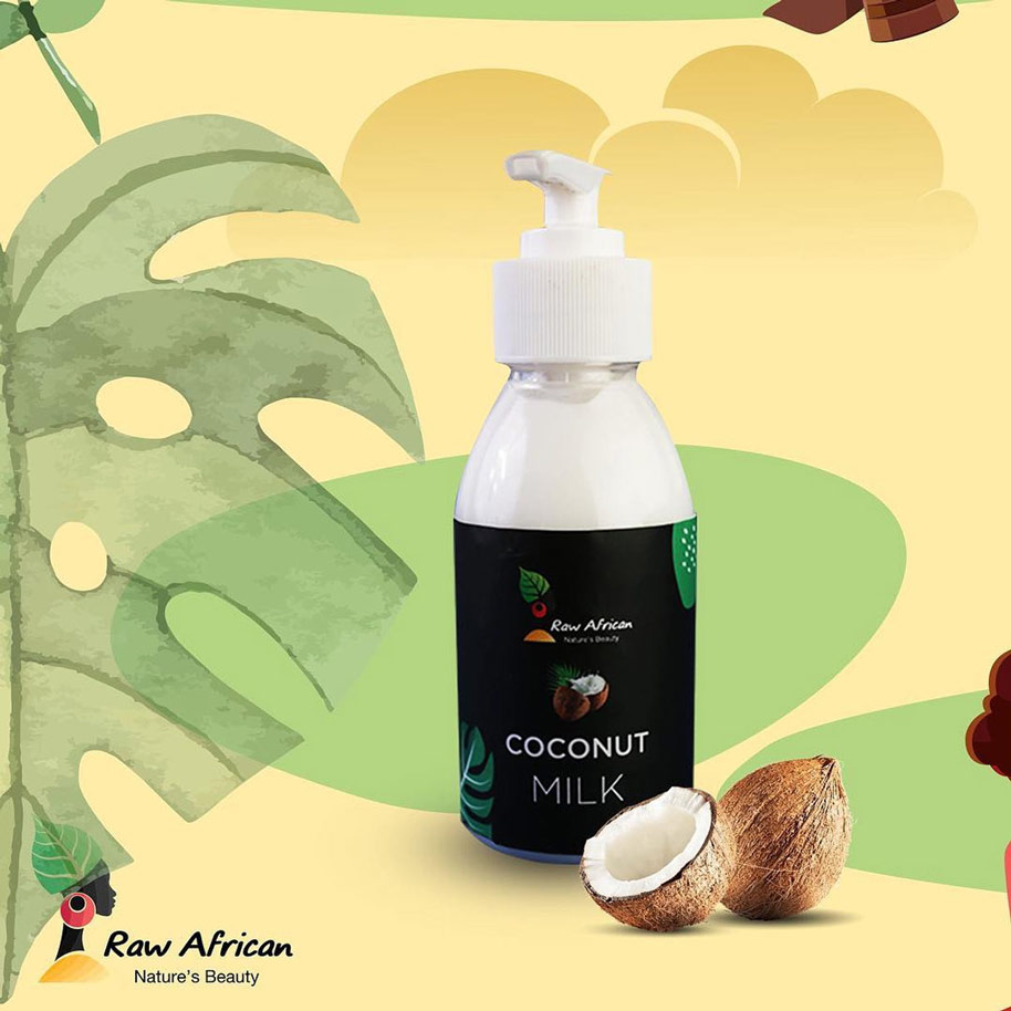 حليب جوز الهند من رو افريكان Raw African Coconut Milk