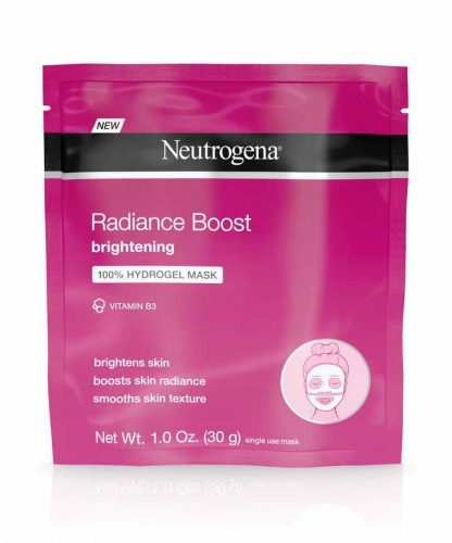 شيت ماسك نيتروجينا للتفتيح Neutrogena Radiance Boost Brightening 100% Hydrogel Mask