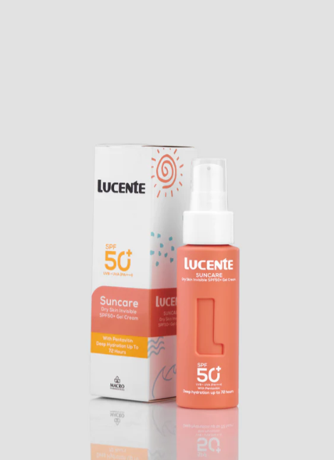 صن بلوك كريم جل البشرة الجافة Lucente SunCare Dry Skin SPF +50 Gel Cream