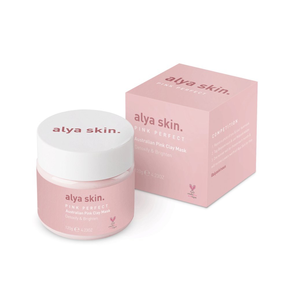 ماسك الطمي الوردي من اليا سكن Alya Skin Australian Pink Clay Mask