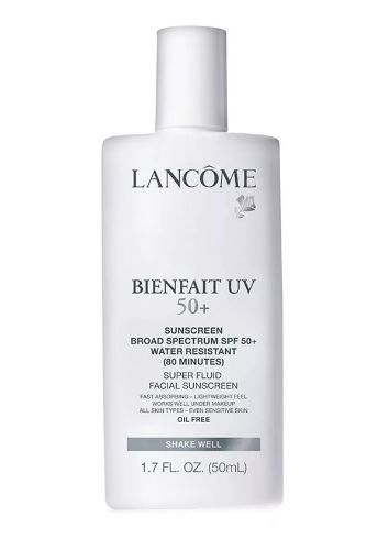 واقي شمس لانكوم LANCÔME Bienfait UV SPF 50 Super Fluid Facial Sunscreen