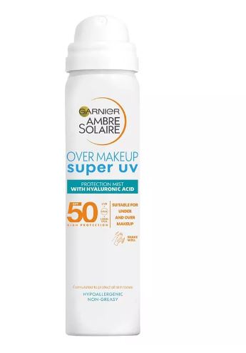 واقي شمس بخاخ للوجه من غارنيه Garnier Ombre Solaire Over Makeup Super UV Protection Mist SPF 50