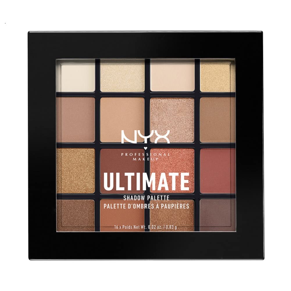 باليت ايشادو ان واي اكس Nyx Ultimate Warm Neutrals Matte Eye shadow