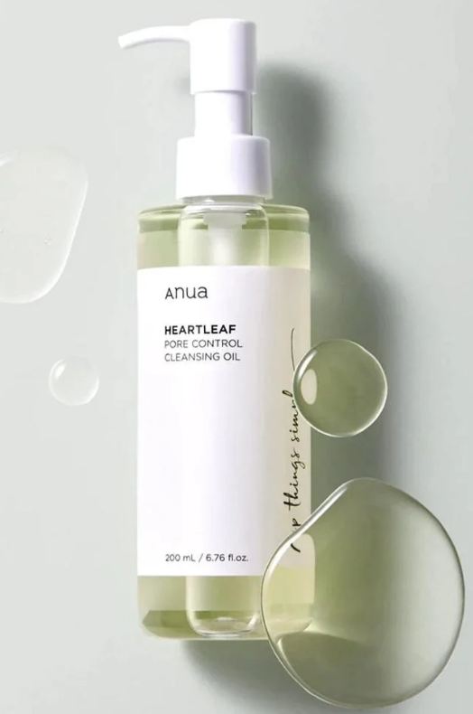 غسول انوا الزيتي للتحكم في المسام Anua Heartleaf Pore Control Cleansing Oil