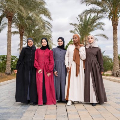 الفساتين الشتوية الطويلة