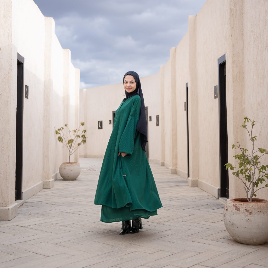 لبس واسع للشتاء موضة للمحجبات